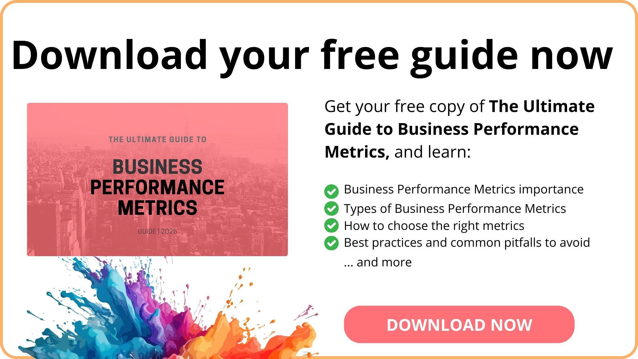 Business Performance Metrics download free guide
