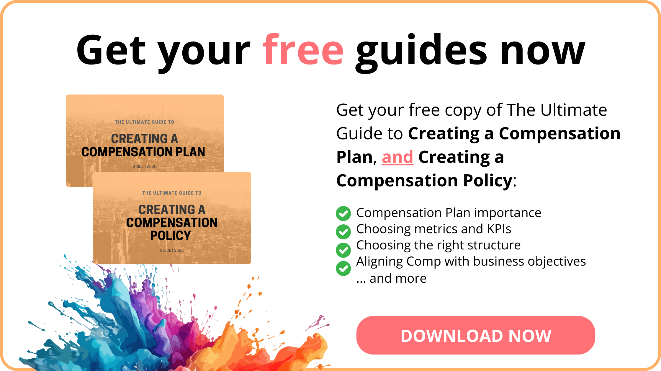 Compensation Plan and comp policy download free guide