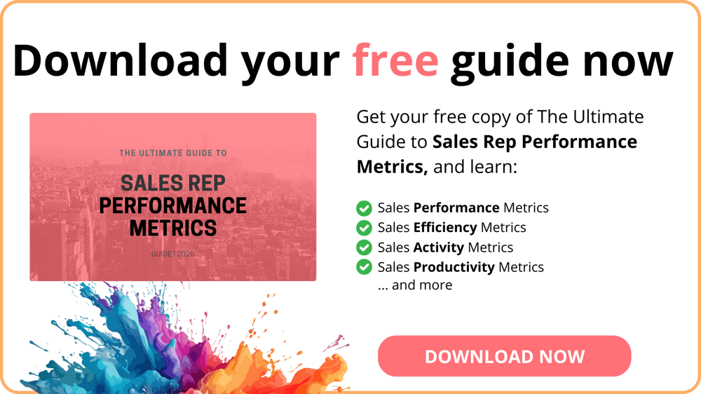 Sales Rep Performance Metrics download free guide
