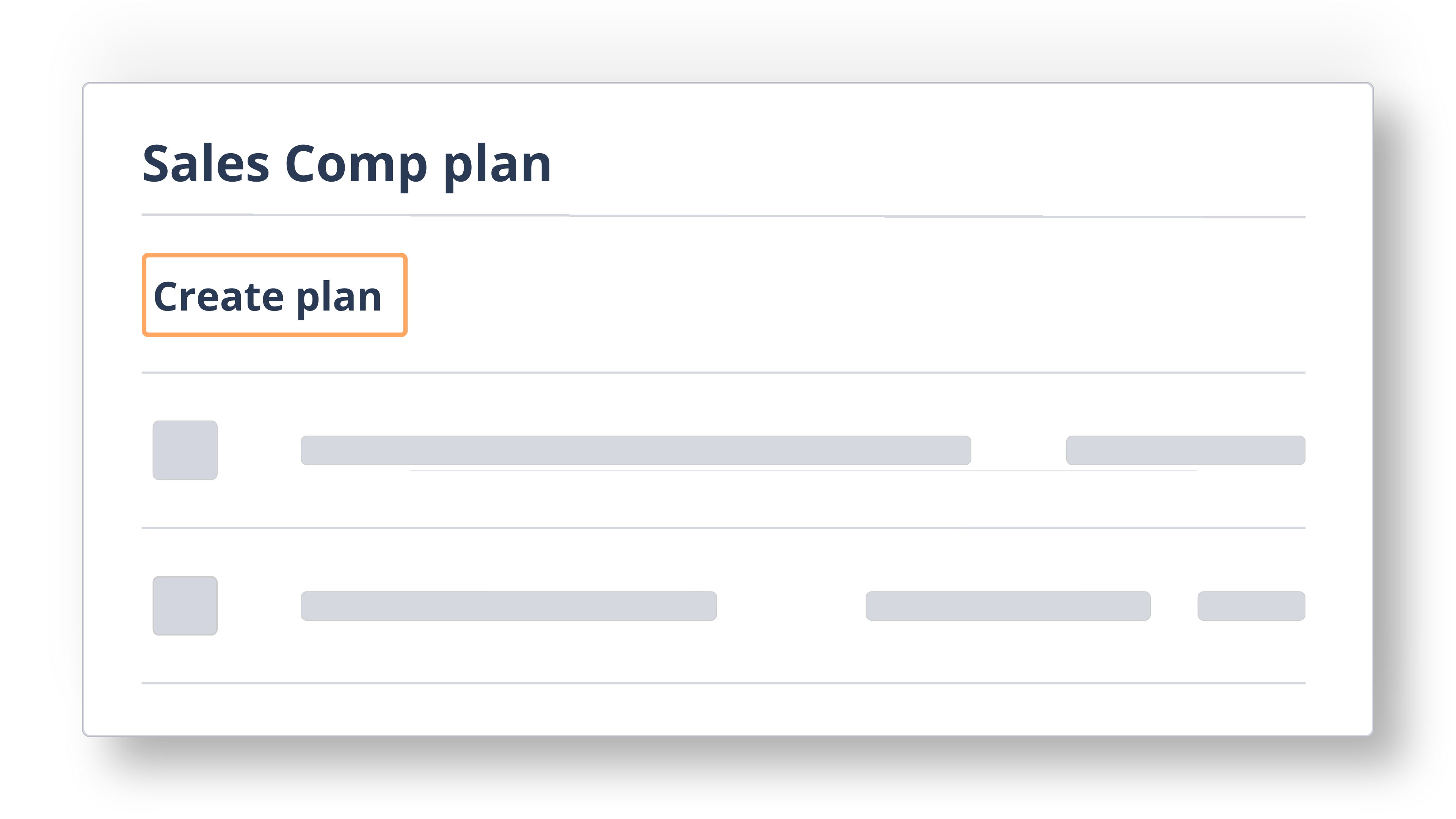 Design plans in Bentega feature card