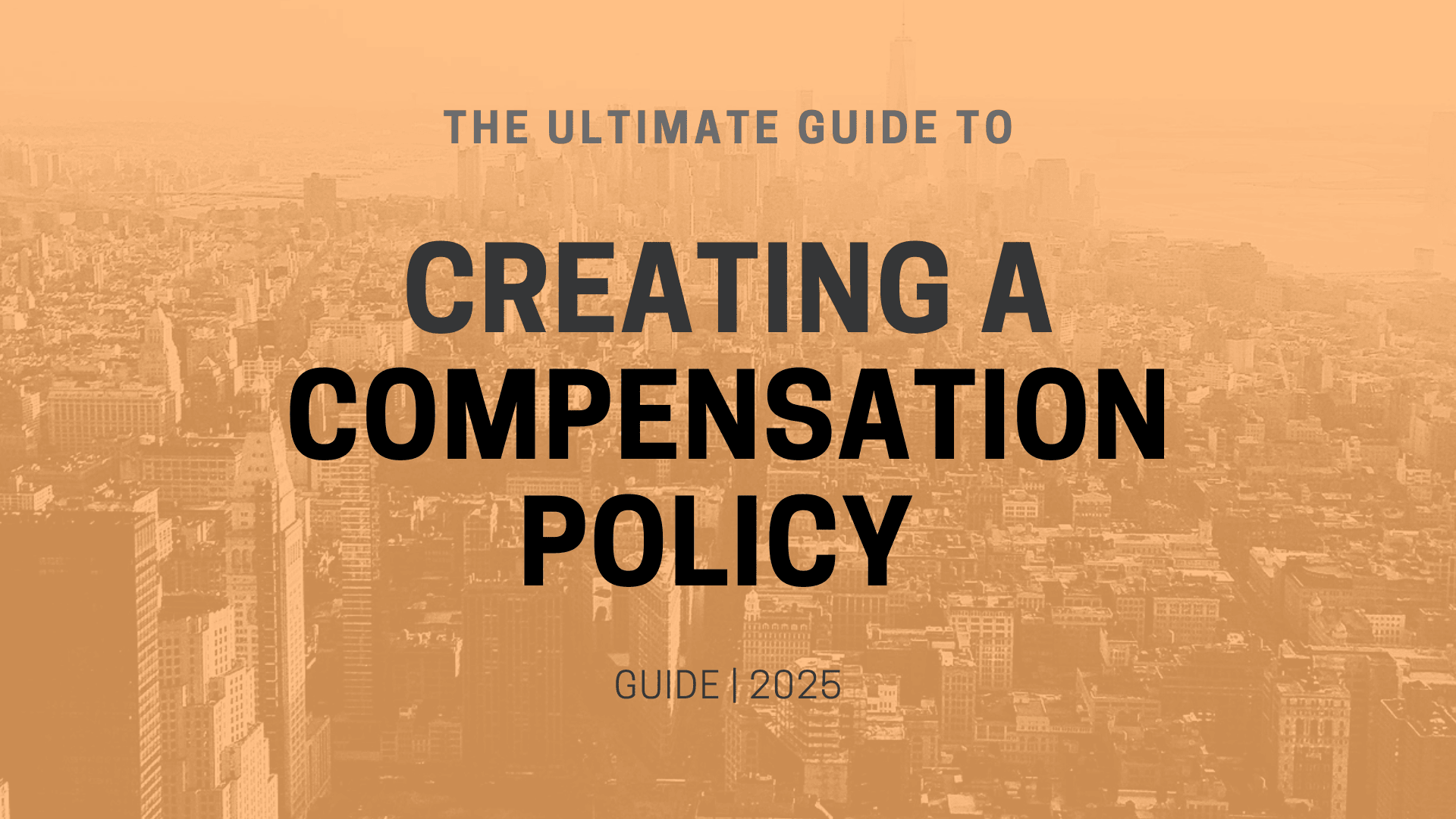 Guide Creating a Compensation Policy